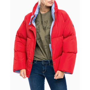 Pepe Jeans dámská červená bunda